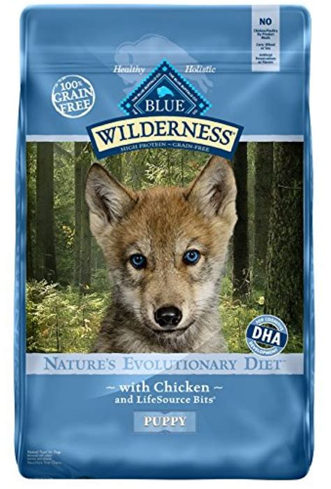 Blue Wilderness Puppy Grain Free Chicken Dry Dog Food 24 Lb Pets
