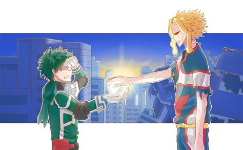 514985 All Might Izuku Midoriya Ochaco Uraraka Toshinori Yagi