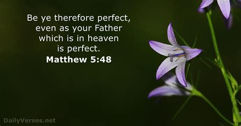 December 3, 2022 - Bible verse of the day (KJV) - Matthew 5:48