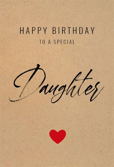 To A Special Daughter Free Birthday Card Greetings Island Happy Birthday Daughter Cards