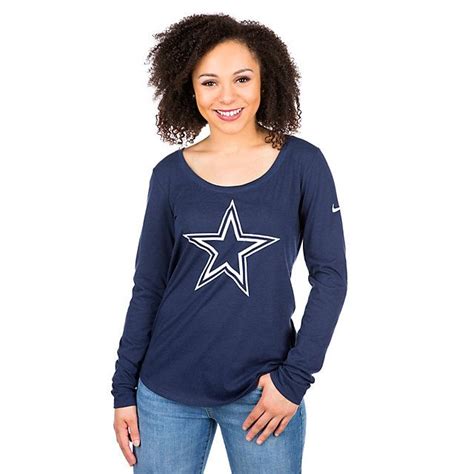 Dallas Cowboys Nike Womens Primary Logo Long Sleeve Tee Dallas
