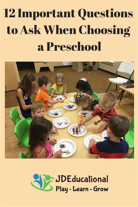 12 Important Questions To Ask When Choosing A Preschool Jdeducational