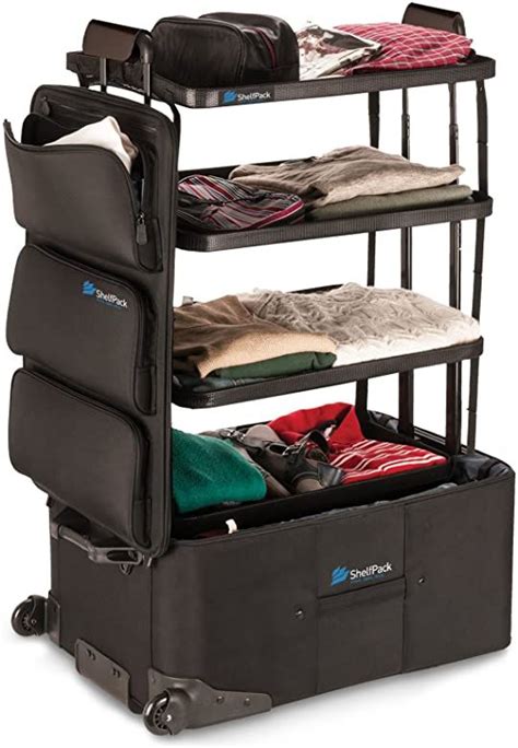 Shelfpack Revolutionary Suitcase With Built In Shelves Packing