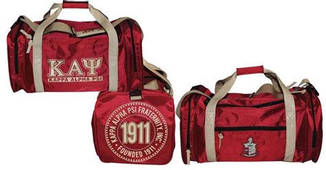 Kappa Alpha Psi Duffle Bag Running Fraternity Gym Travel Sports Luggage Bag