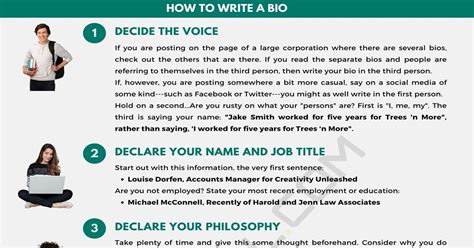 How To Write A Bio Useful Steps And Tips Bio Examples