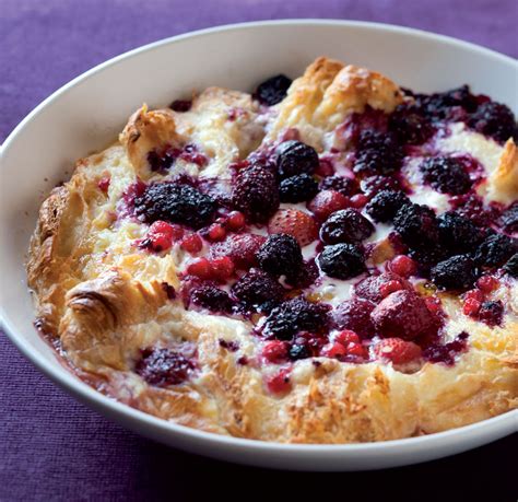 Croissant Bread And Butter Pudding With Mixed Berries Woolworths Taste