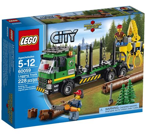 Lego City Logging Truck 60059 Winter 2014 Set Photos And Preview