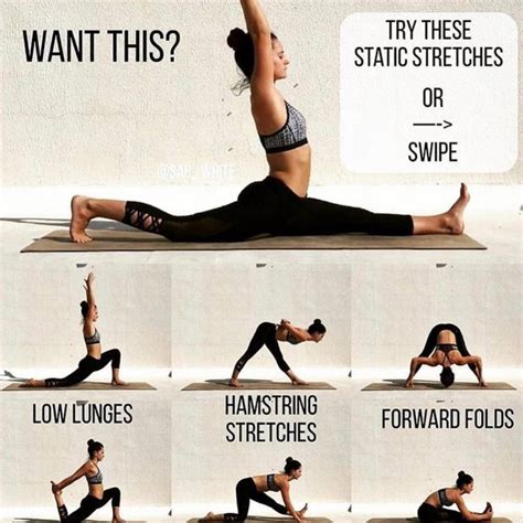 Most Common Yoga Sequence To Splits Images Yoga Poses