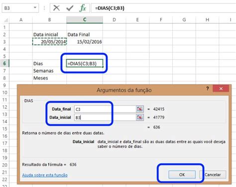 Como Calcular No Excel A Quantidade De Meses Entre Datas