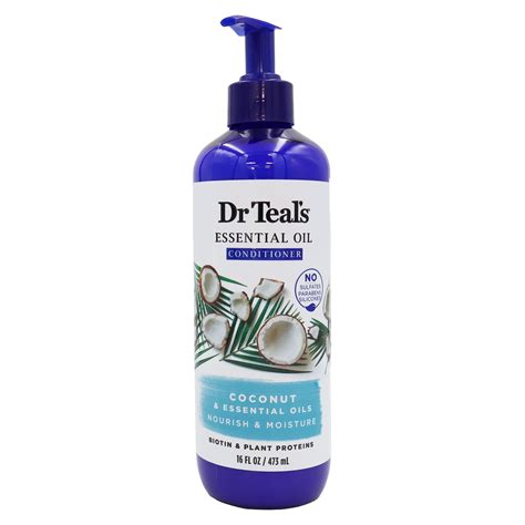 Dr Teals Essential Oil Conditioner With Biotin And Coconut 16 Oz Pack Of 3