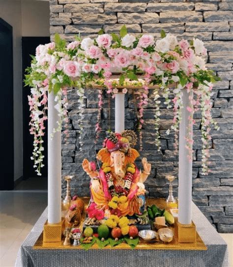 Best Ganpati Decoration Ideas For Home Ganpati Mandap To Try This Ganesha Chaturthi