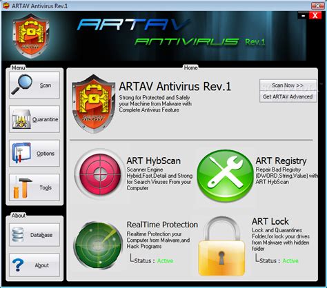 Once viruses get into your pc, removing them requires the best virus removal tool you can find. ARTAV Antivirus | Free anti virus software | Free download ...