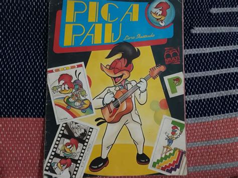 Álbum De Figurinhas Pica Pau Produto Vintage E Retro Multi Editora