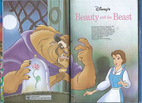 Beauty And The Beast By Walt Disney Very Good Hardcover 1993 1st