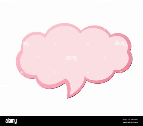 Pink Thought Bubble