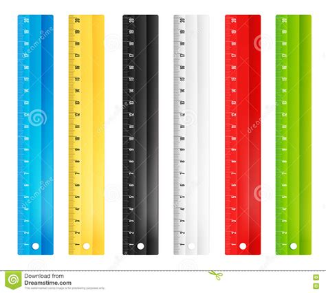 Rulers In Centimeters Stock Vector Illustration Of Ruler 76567943