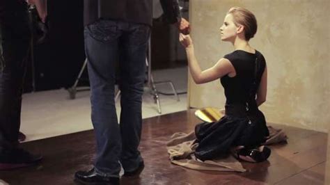 Video Emma Watson In Glamour UK Behind The Scenes Look At Photo Shoot SnitchSeeker Com
