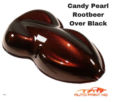 Candy Pearl Rootbeer Over Black Base Complete Gallon Kit Auto Paint Hq