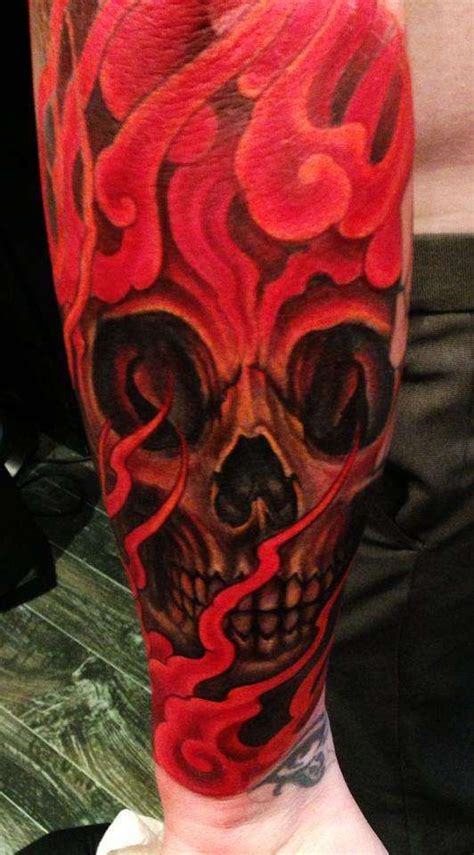 See more ideas about body art tattoos, traditional tattoo, traditional tattoo torch. 17 Best images about Flaming Skull Tattoos on Pinterest | Flame tattoos, Back pieces and Mike d ...
