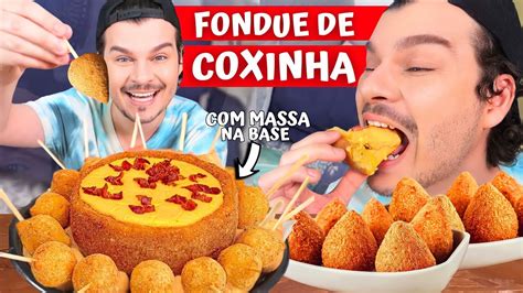 FONDUE DE COXINHA CHEDDAR E BACON Vale A Pena YouTube