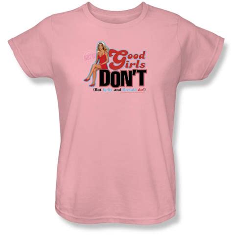 beverly hills 90210 ladies t shirt good girls don t pink tee shirt beverly hills 90210 ladies