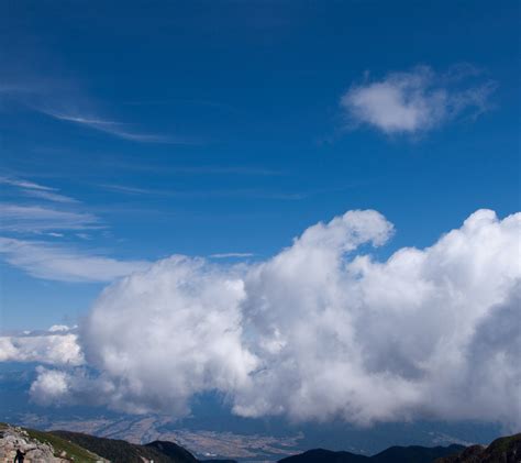 秋の雲 面白い雲スマートフォン用 待受け壁紙 1080×960 Android向け