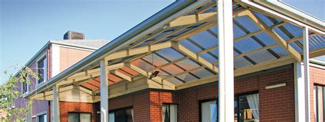 Suntuf Diy Roofing Panels Polycarbonate Patio Cover And Covered Pergola