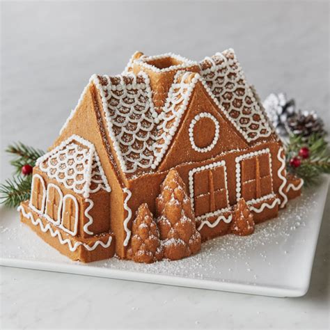 Gingerbread House Bundt Cake Cheery Kitchen