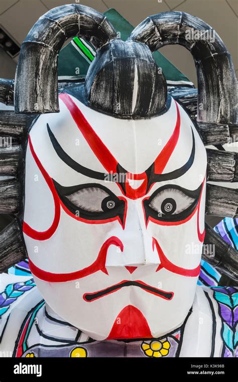 Cara de actor kabuki gigante fotografías e imágenes de alta resolución
