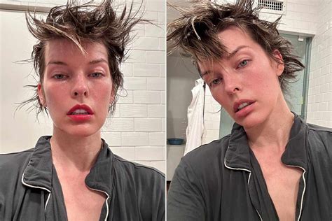 Milla Jovovich Gives Herself An Edgy New Haircut With Clippers