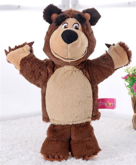 Masha And The Bear Masha Bear Plush Toy 43 Cm Uk