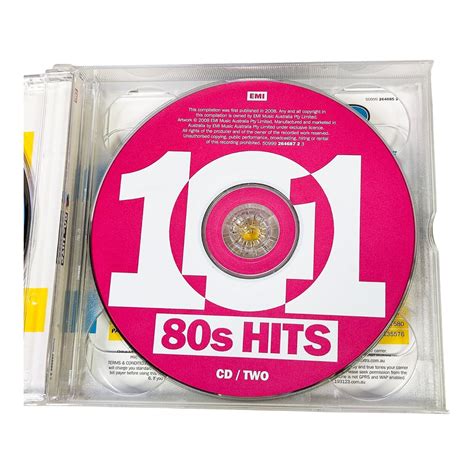 101 80s Hits 5 X Cd Compilation Emi Various Artists New Wave Pop Rock
