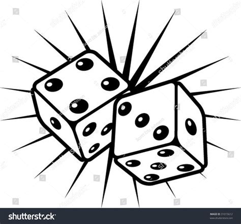 Rolling Dice Stock Vector Royalty Free 31015612 Shutterstock