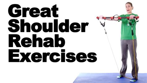7 Great Shoulder Rehab Exercises Ask Doctor Jo Youtube