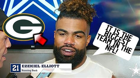 Rocked The Packers See What Ezekiel Elliot Said About Playing For The Green Green Bay Packer