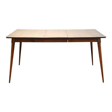 Mid Century Modern Maple Extendable Dining Table Chairish