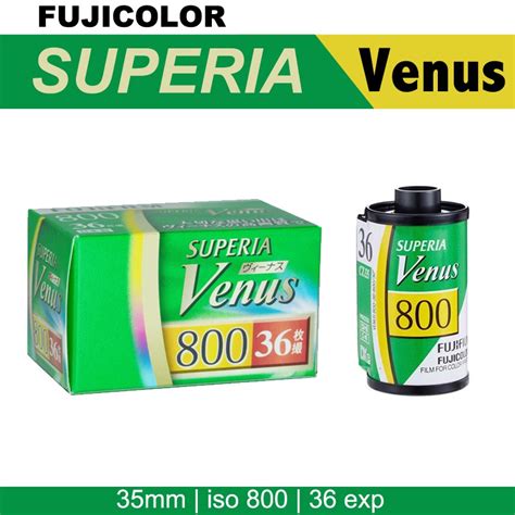 Fujifilm Fujicolor Superia Venus 800 Color Negative Film 35mm Roll