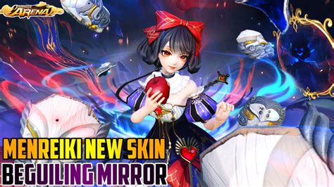 Menreiki New Skin Beguiling Mirror Gameplay Onmyoji Arena Youtube