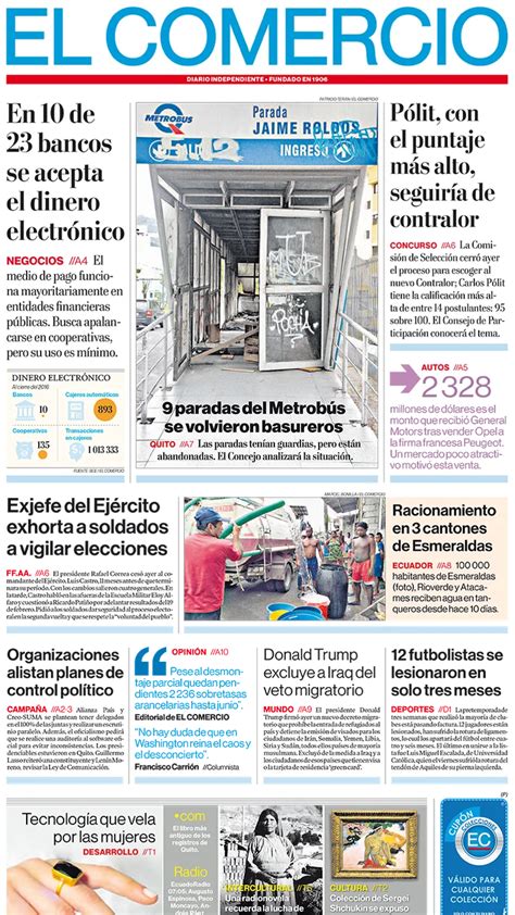 El Comercio Ecuador Martes 07 De Marzo De 2017 Infobae