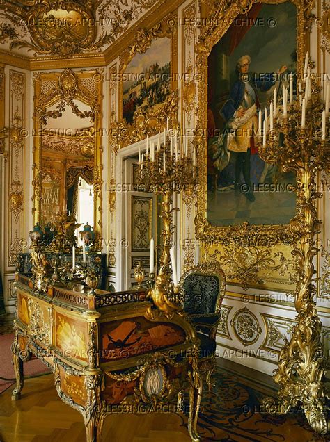 Study Of Ludwig Ii At Herrenchiemsee Palace Baroque Interior