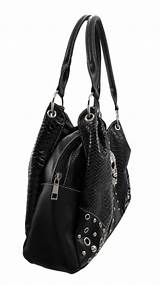 Black Buckle Handbag