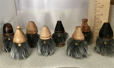 Handmade Wood Turned Gnomes | Etsy