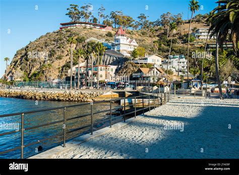 The Town Of Avalon Santa Catalina Island California United States Of