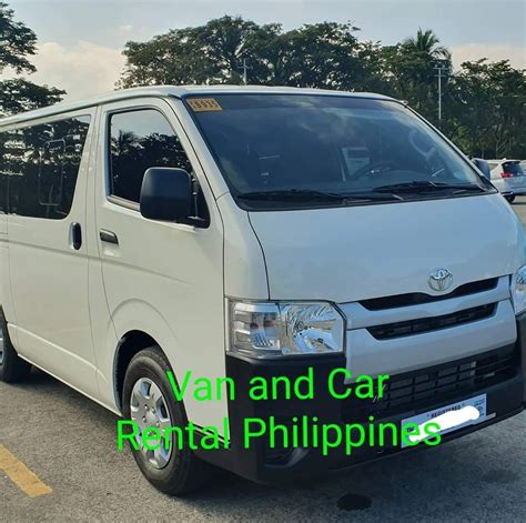 Van And Car Rental Service Philippines Van For Rent Manila Manila