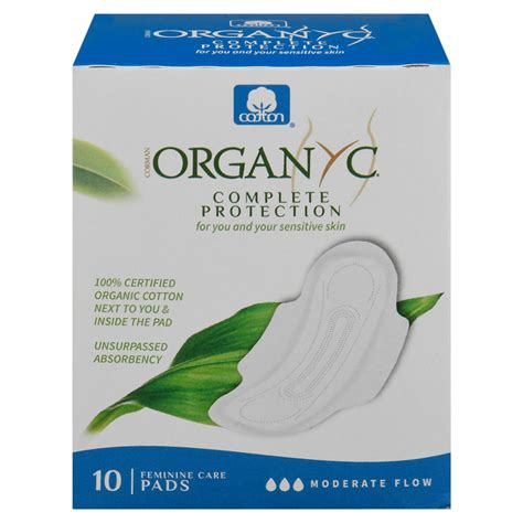 Save On Organyc Feminine Care Pads Moderate Flow Order Online Delivery Stop And Shop