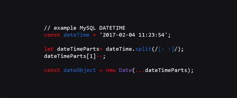 Create Date From Mysql Datetime Format In Javascript By Dominik Bulaj Itnext