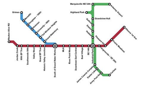 I Made A Hypothetical Metro Map Of The Des Moines Area Using Only