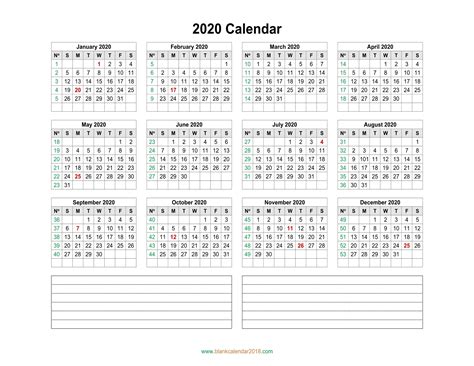 Exceptional Blank Outlook Calendar 2020 With Week Numbers • Printable