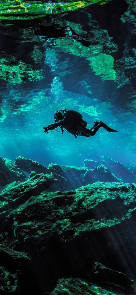 Scuba Diver Wallpaper 4k Underwater Under The Sea