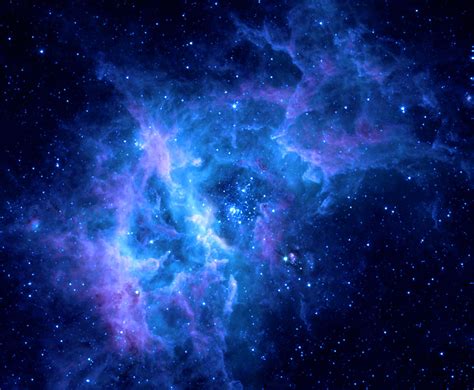 Blue Nebula El Universo Pinterest